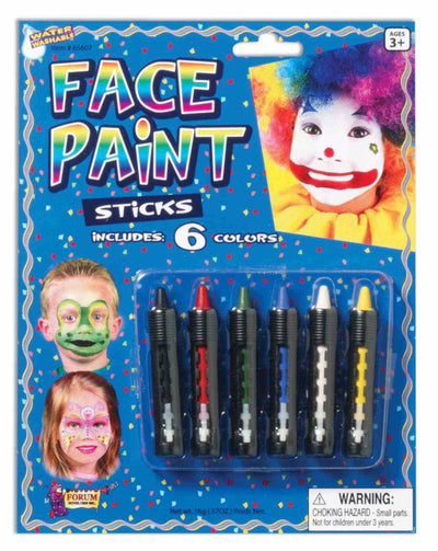 Face Paint Push Up 6 Sticks