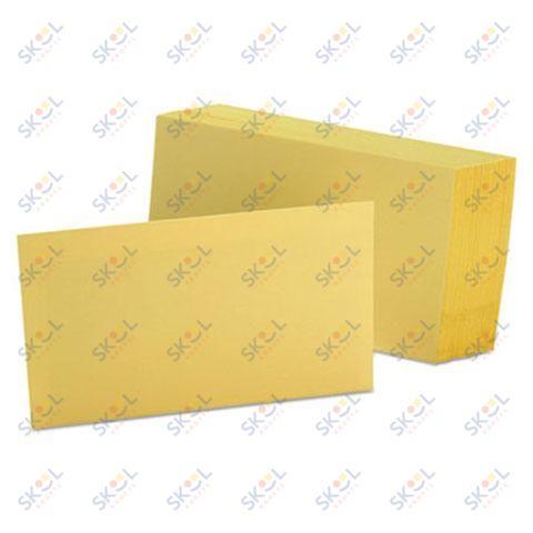Index Cards 100/Pack (Ruled, Assorted, 3" X 5")