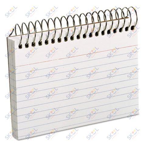 Index Cards 100/Pack (Ruled, Assorted, 3" X 5")