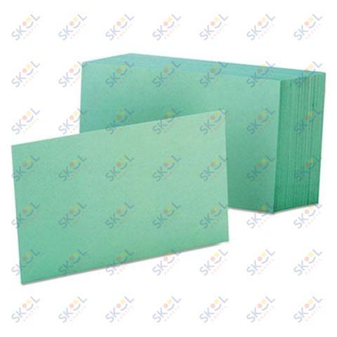 Index Cards 100/Pack (Ruled, Assorted, 3" X 5")