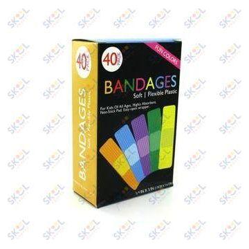 Fun Color Bandages 40/PK