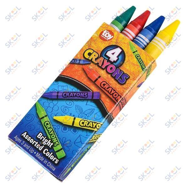 Crayon Box Assorted Clear – Skool Krafts