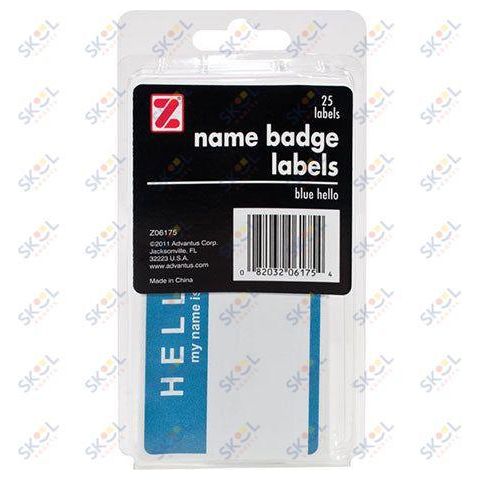Name Badge Sticker Hello