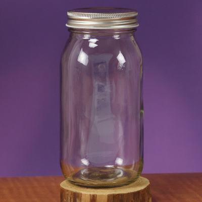 7" Glass Jar