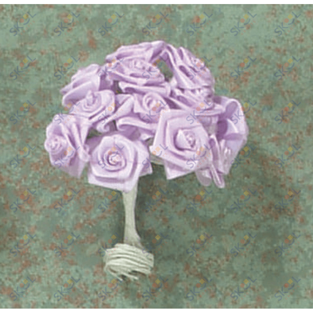 Ribbon Rose 3/4" Apple green 1dz