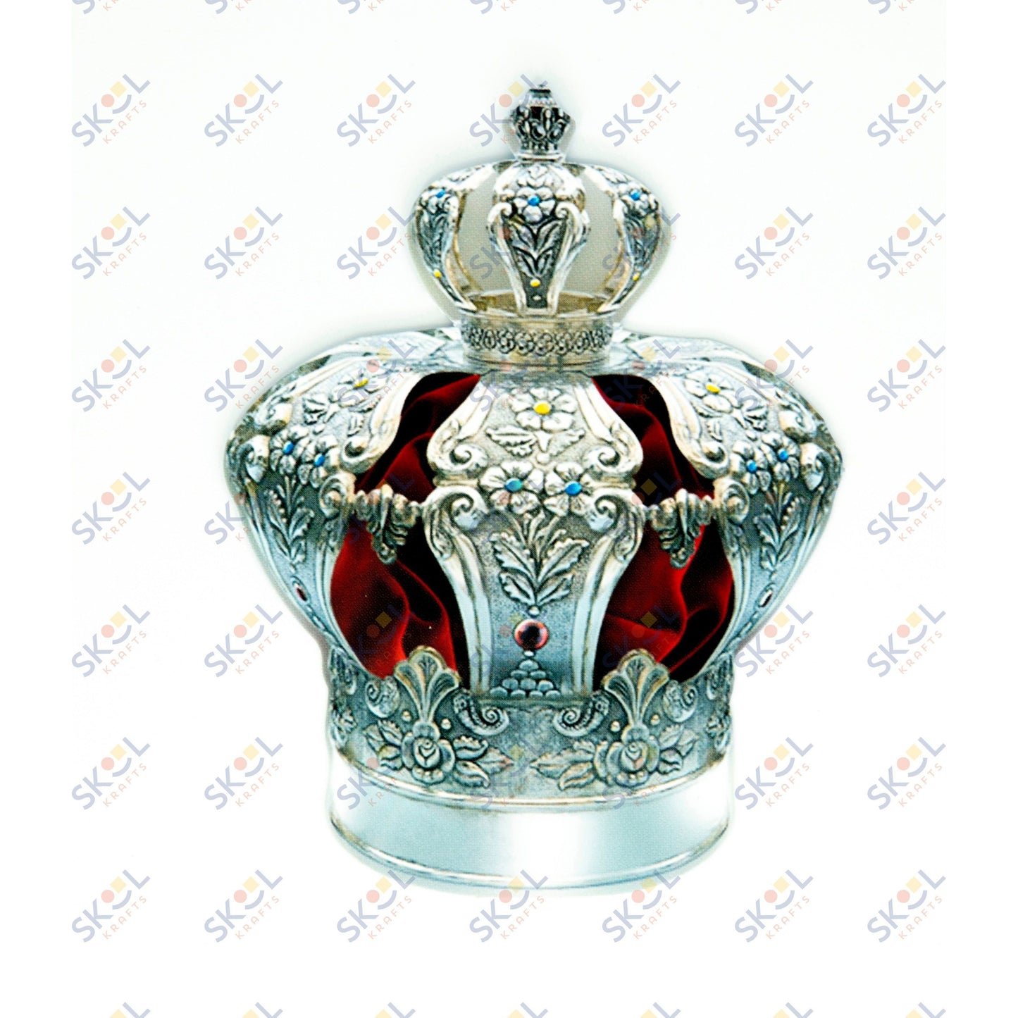 Silver Crown Cutout 3 1/2" 40/pk