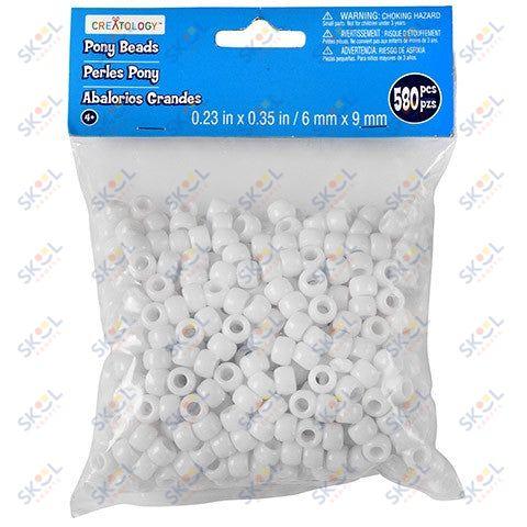 Pony Beads 6 x 9mm