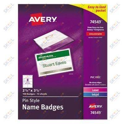 Pin Badge Holder 2 1/4 x 3 1/2 100/BX