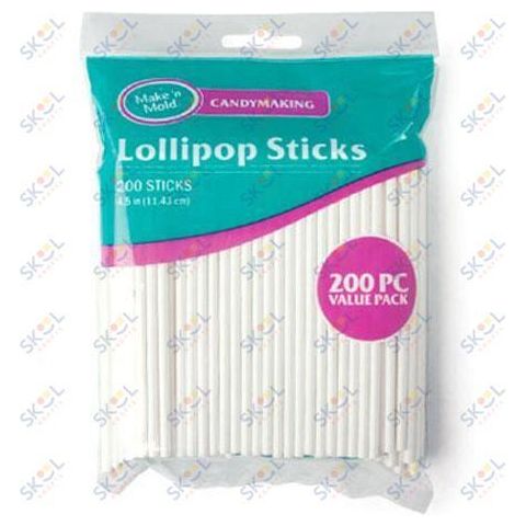Lollipop Sticks 6" 50/pk
