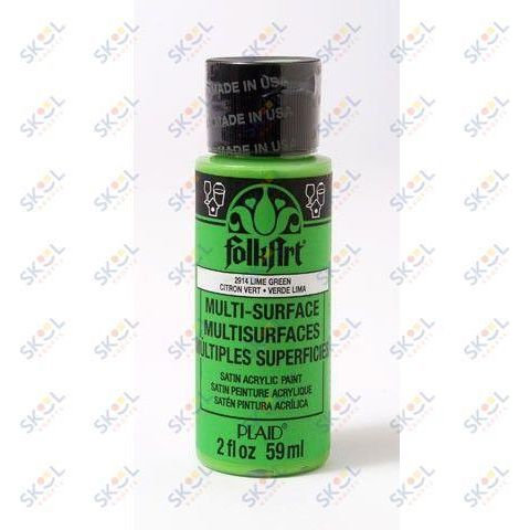 Satin Acrylic Paint 2 oz (Lime Green)