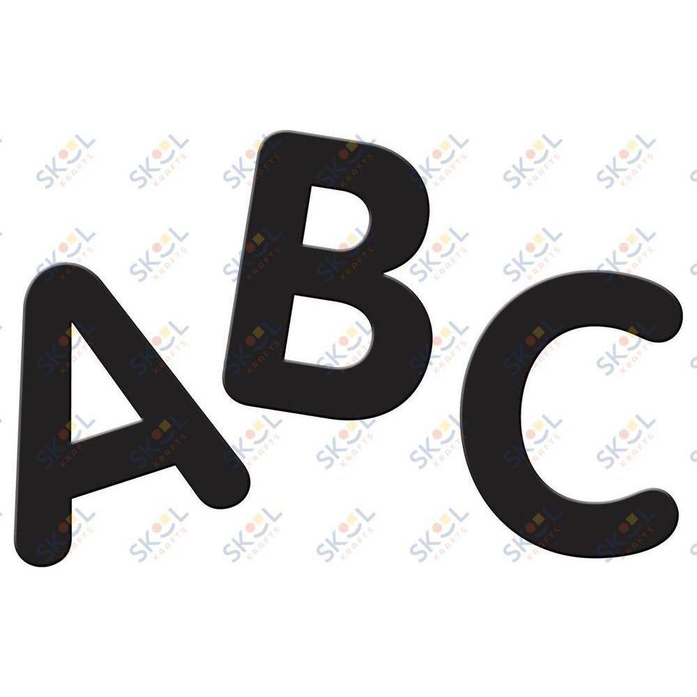 Self-Adhesive Letters, 4", 78 Characters Puffy Font