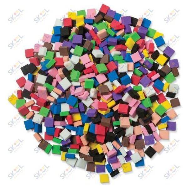 Wonderfoam Assorted Color Mosaic Tile 500/pk
