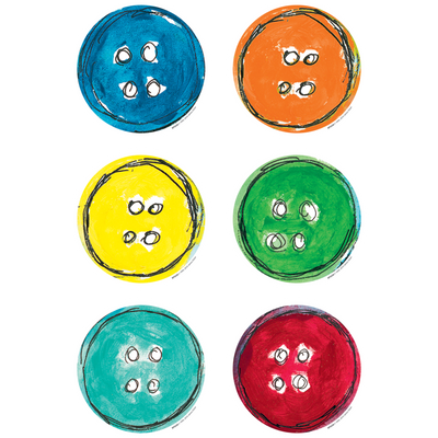 Groovy Buttons Accents 5 1/4" x 5 1/4" 36/pk