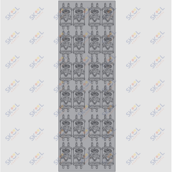 Torah Stickers Silver Small 6 Sheets