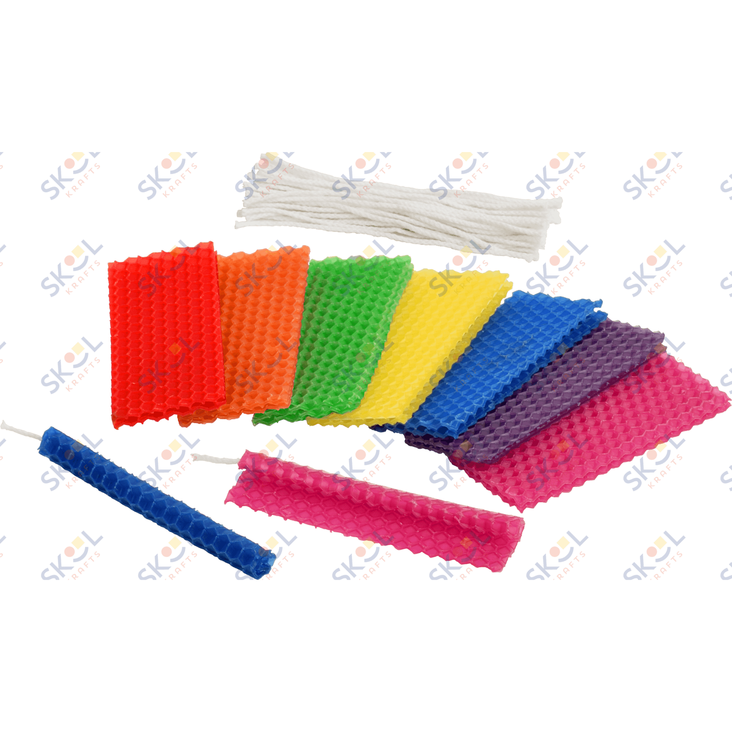 Design Your Own Chanukah Beeswax Candles Kit 44 Sheets