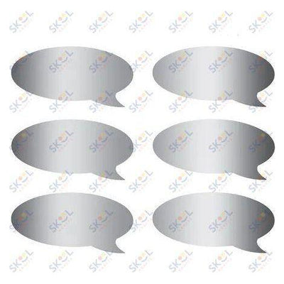 Word Bubbles Scratch Off Stickers 2 1/2" X 1" 180/pk