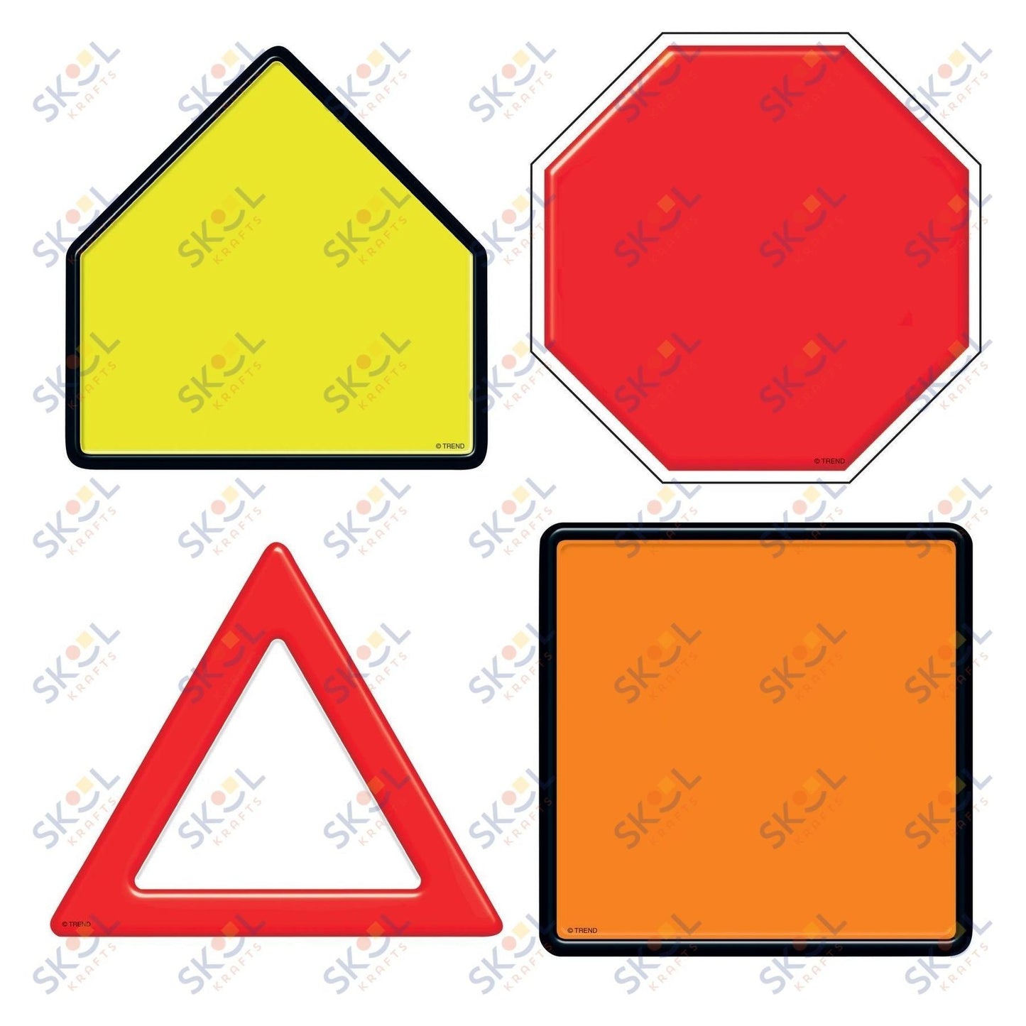 Safety Signs Classic Accents 7" 42/pk (Discontinued)