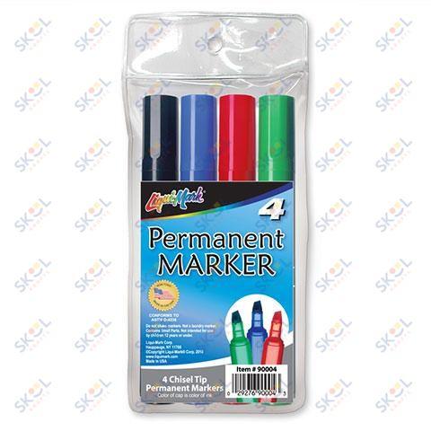Chisel Tip Broadline Permanent Markers