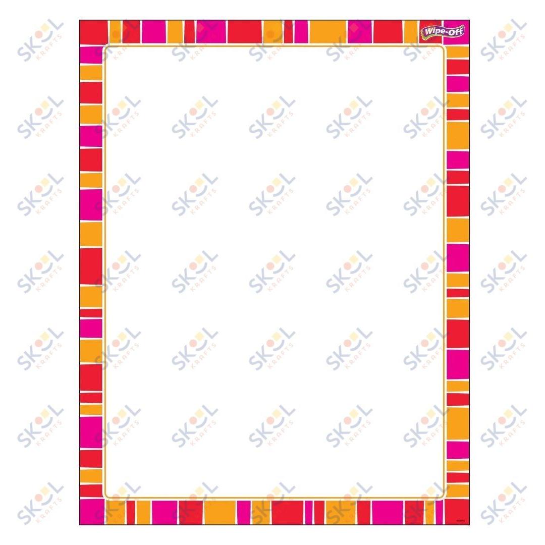 Stripe-tacular Snazzy Red Chart 17" x 22" 1/pk (Discontinued)