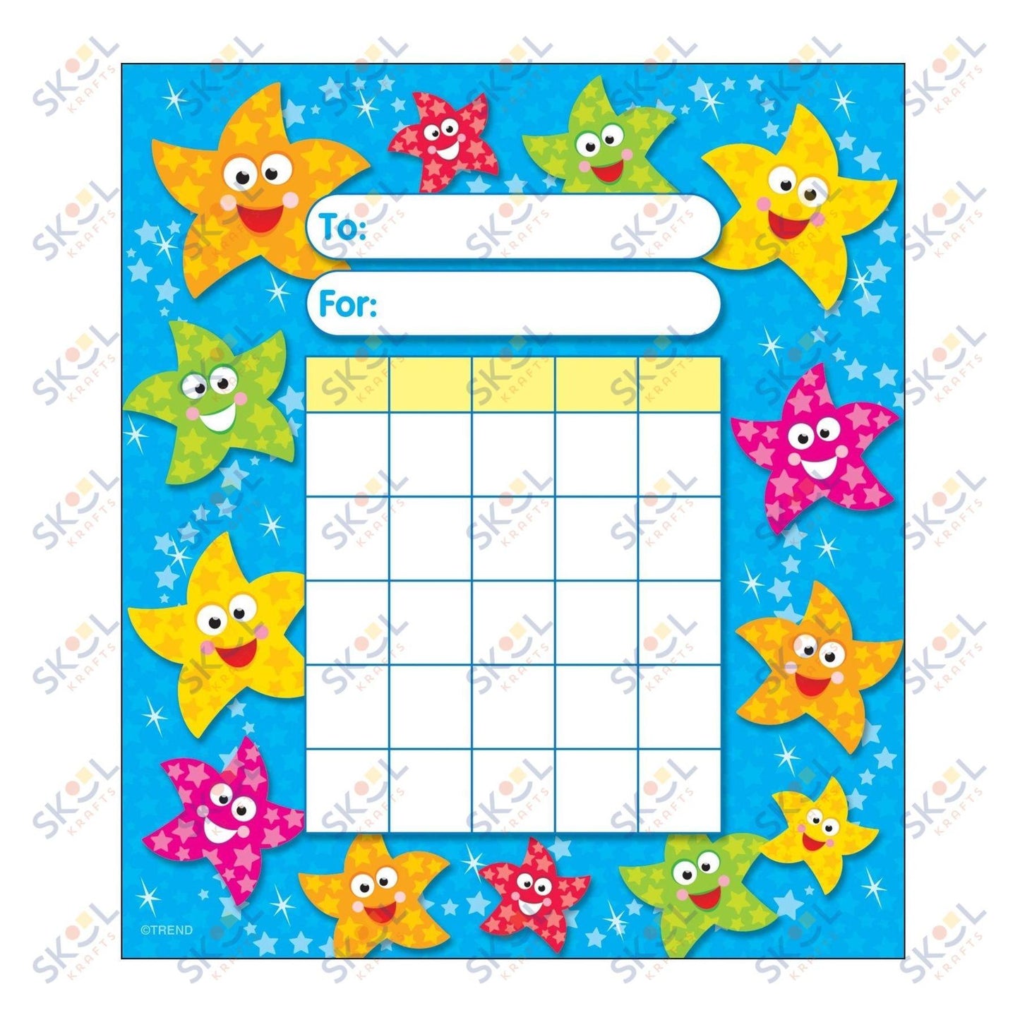 Dancing Stars Incentive Pad 5 1/4" x 6" 1/pk (Discontinued)