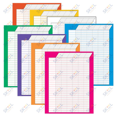 Jumbo Vertical Incentive Charts 28" x 22"