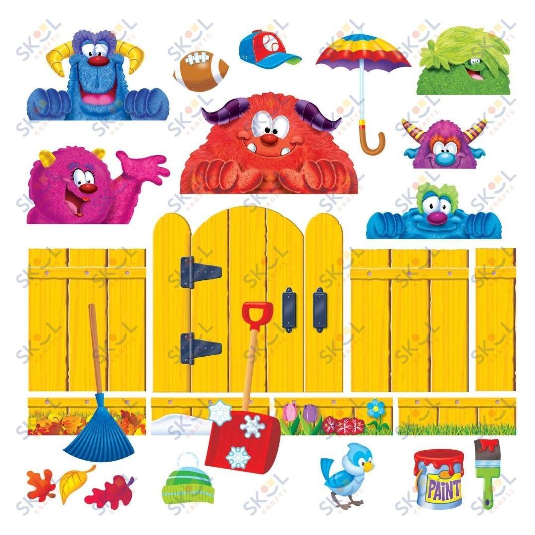 Year-Round Fence Bulletin Board Set 13" - 64" 81/pk (Discontinued)