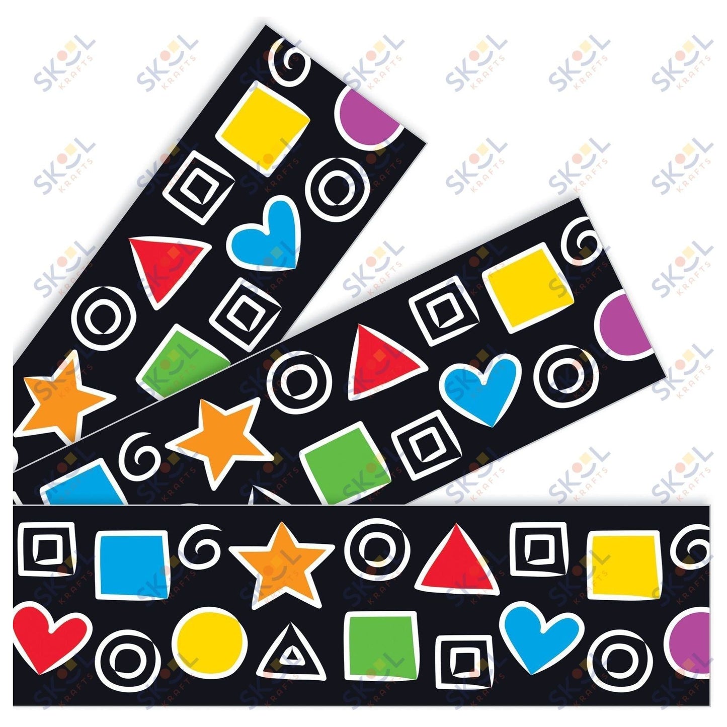 Snazzy Shapes Borders 2 3/4in x 35 3/4ft 1/pk