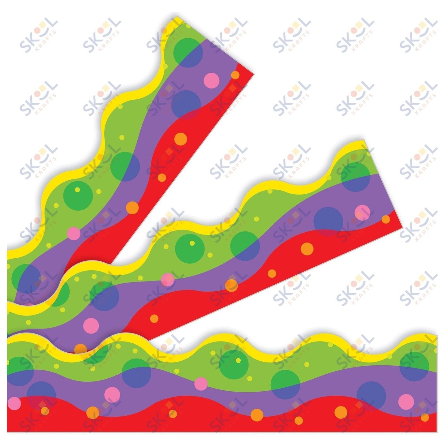 Wavy Bubbles Trimmers 2 1/4in x 39ft 12/pk