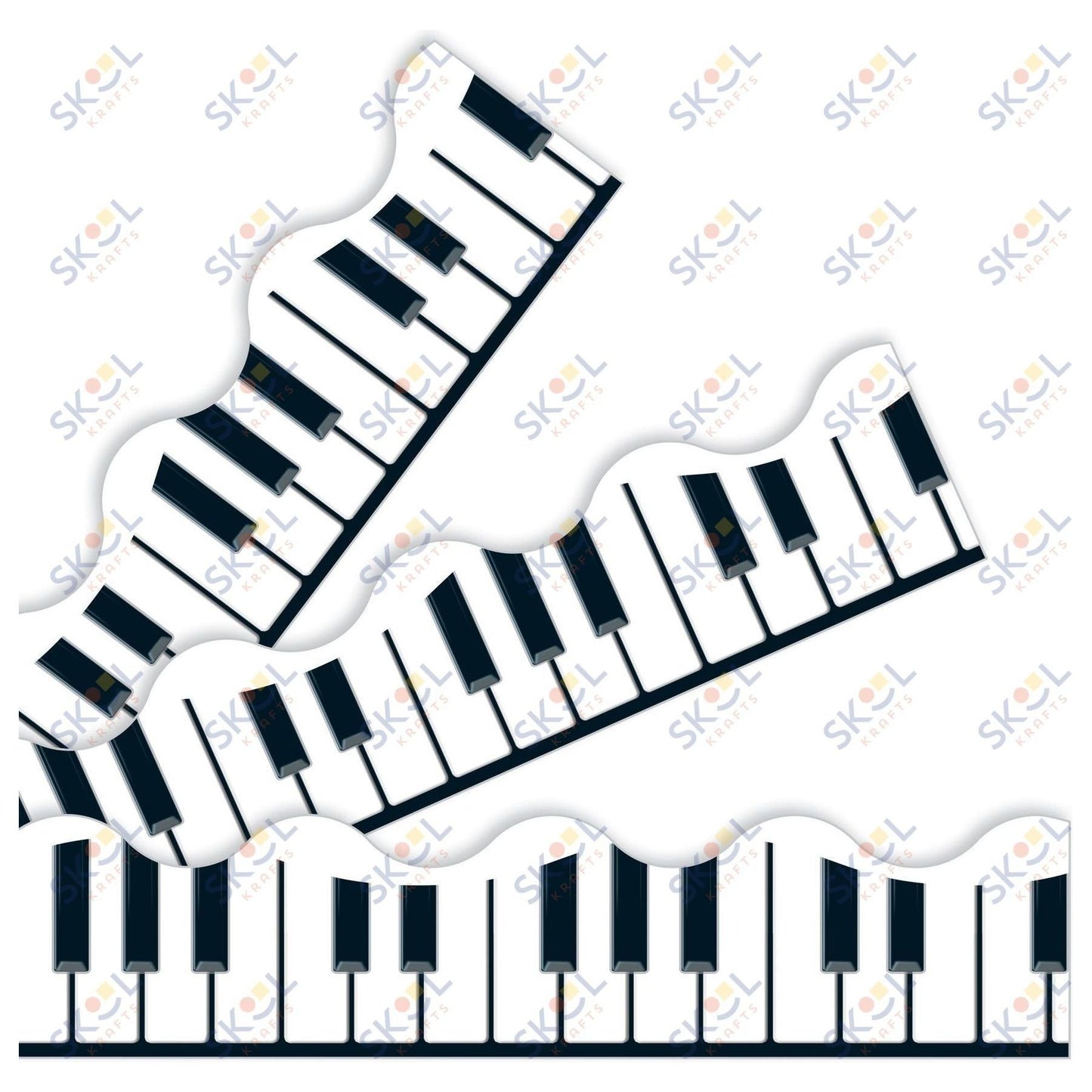 Musical Keyboard Trimmers 2 1/4in x 39ft 12/pk