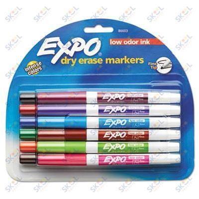 Expo Dry Erase Marker Fine (Black, 12/pk)