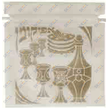 White Afikoimen Holder 9 1/2" 10/pk