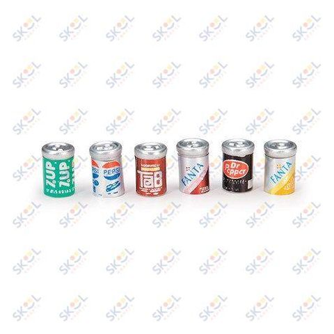 Timeless Minis™ - Assorted Soda Cans - .3125 x .5 inches - 6 pieces