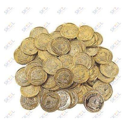 Plastic Gold Coins 144/pk