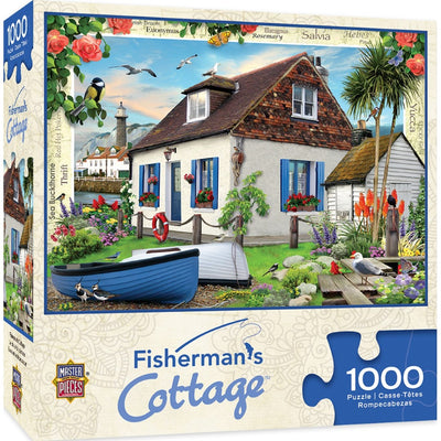 Flower Cottages Fishermans Cottage 1000 Piece Jigsaw Puzzle