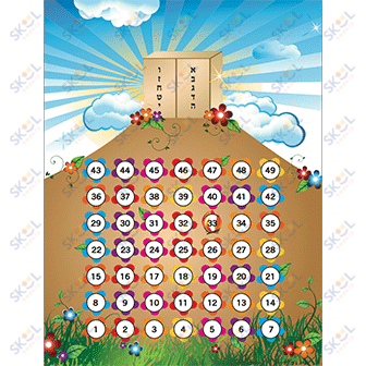 Sefiras Haomer Countdown Poster 8" x 10" (20 Pack)