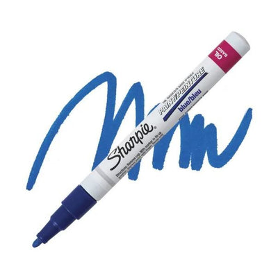 Sharpie Permanent Paint Marker Fine Tip (Blue)