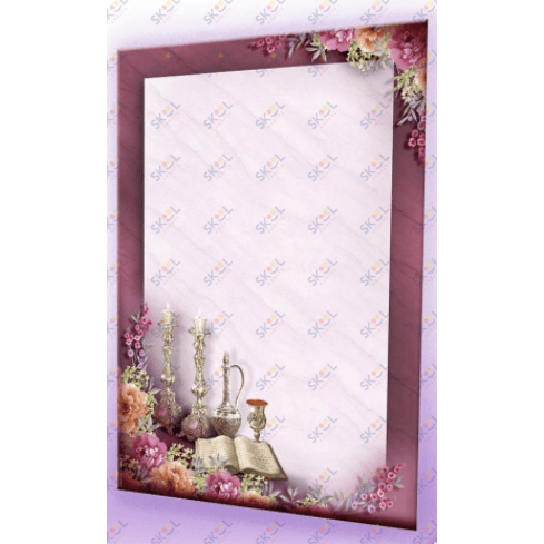 Stationary Paper Purple Shabbos