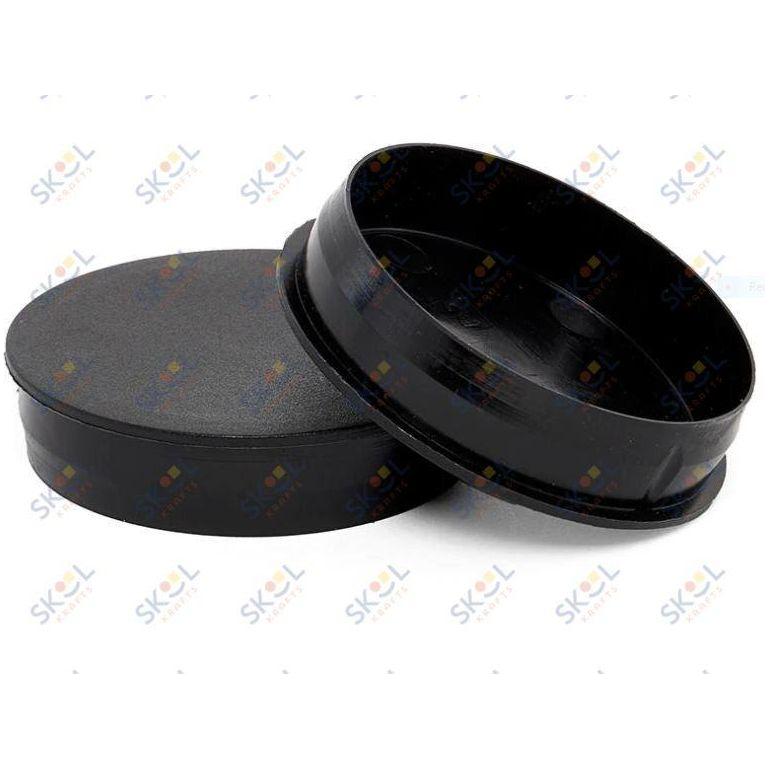 Round Black Poly Container Plug 2" 100/pk