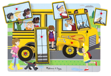 Melissa & Doug The Wheels on the Bus Sound Puzzle