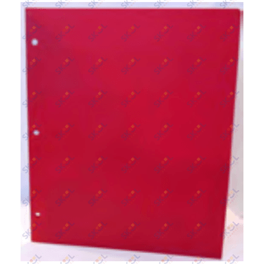 Two Pocket Poly Folder (Purple) With 3 Holes