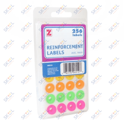 Reinforcement Labels Assorted 256/pk