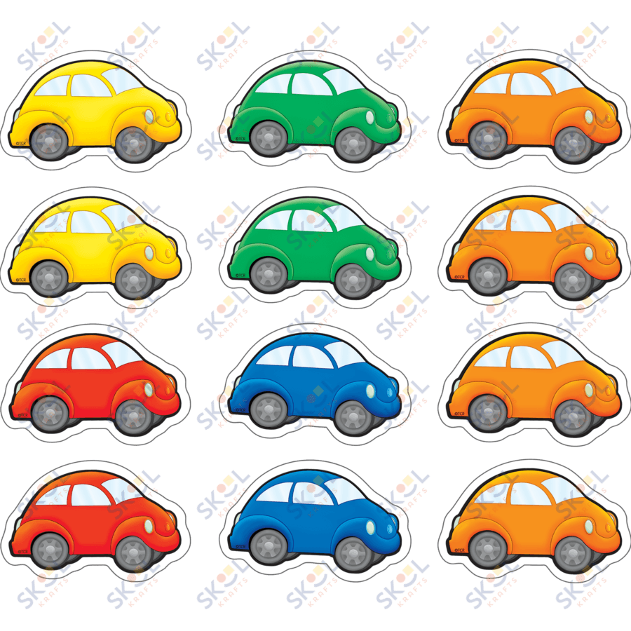 Cars Mini Accents 2 5/8" 36/pk