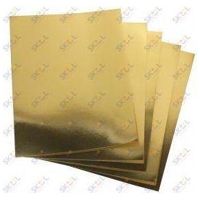 Mirror Board Sheets (Gold, 8.5 X 11, 25 Sheets)