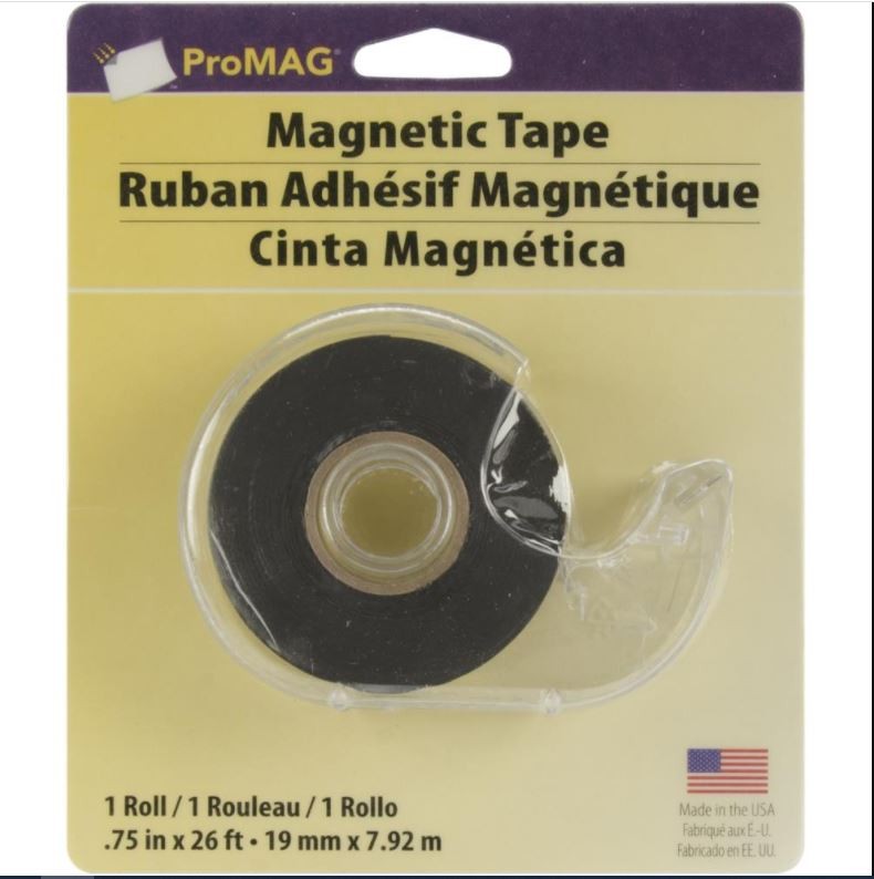3/4 in. x 26 ft. Magnetic Tape with Dispenser