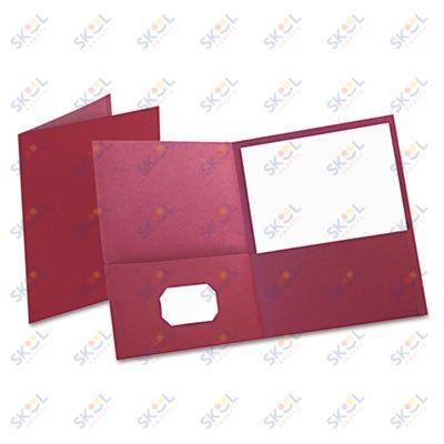Two Pocket Paper Folders (Assorted, 100 Pack)