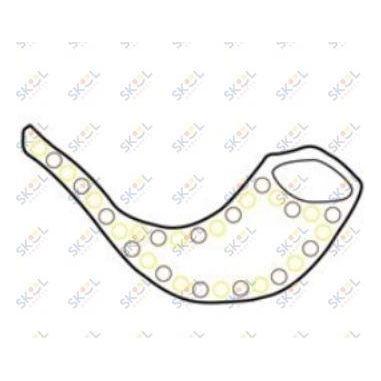 Rosh Hashanah Shofar Sticker Craft 20/pk