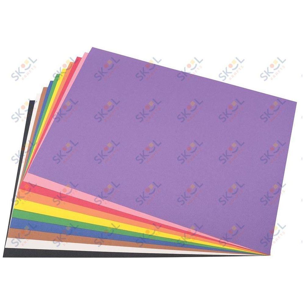 Construction Paper 12"x18" (50 Pack, Blue)