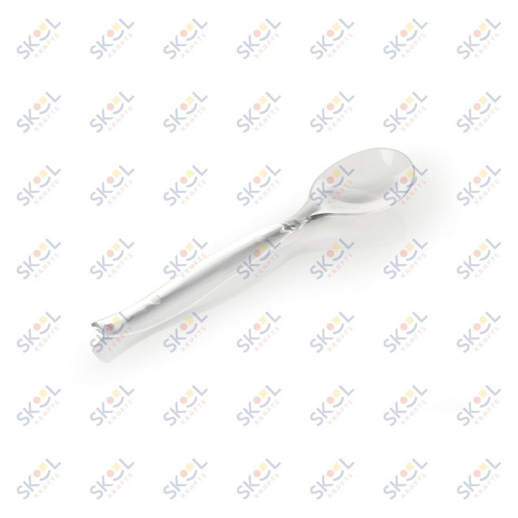 Mini Clear Spoons 4" 50/pk