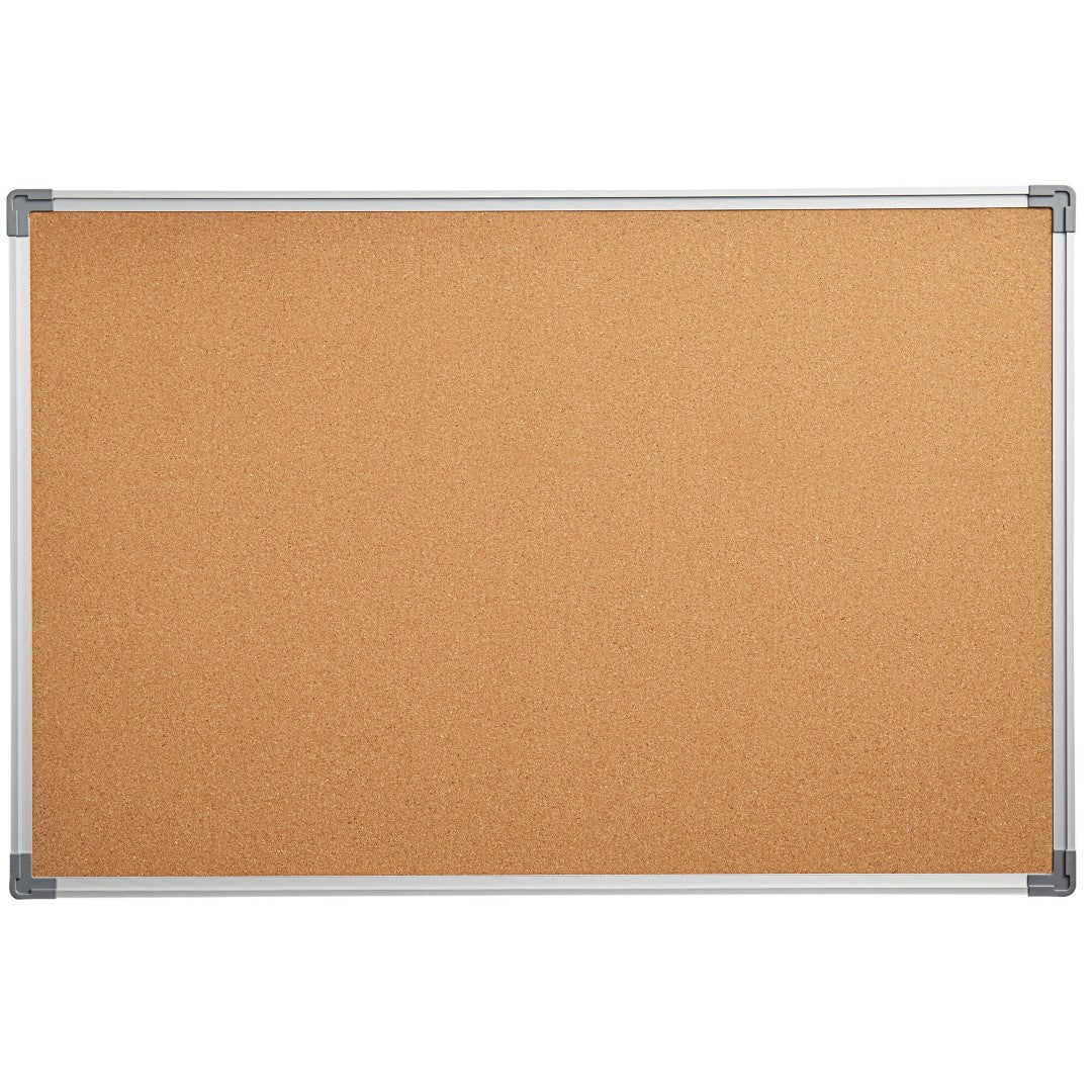 Wall-Mount Cork Board with Aluminum Frame 72" x 48"