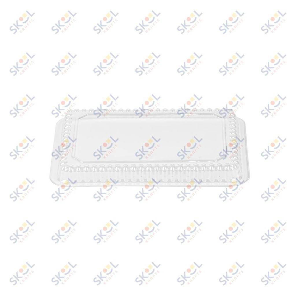 Plastic Oblong Lids 1lb. 10/pk